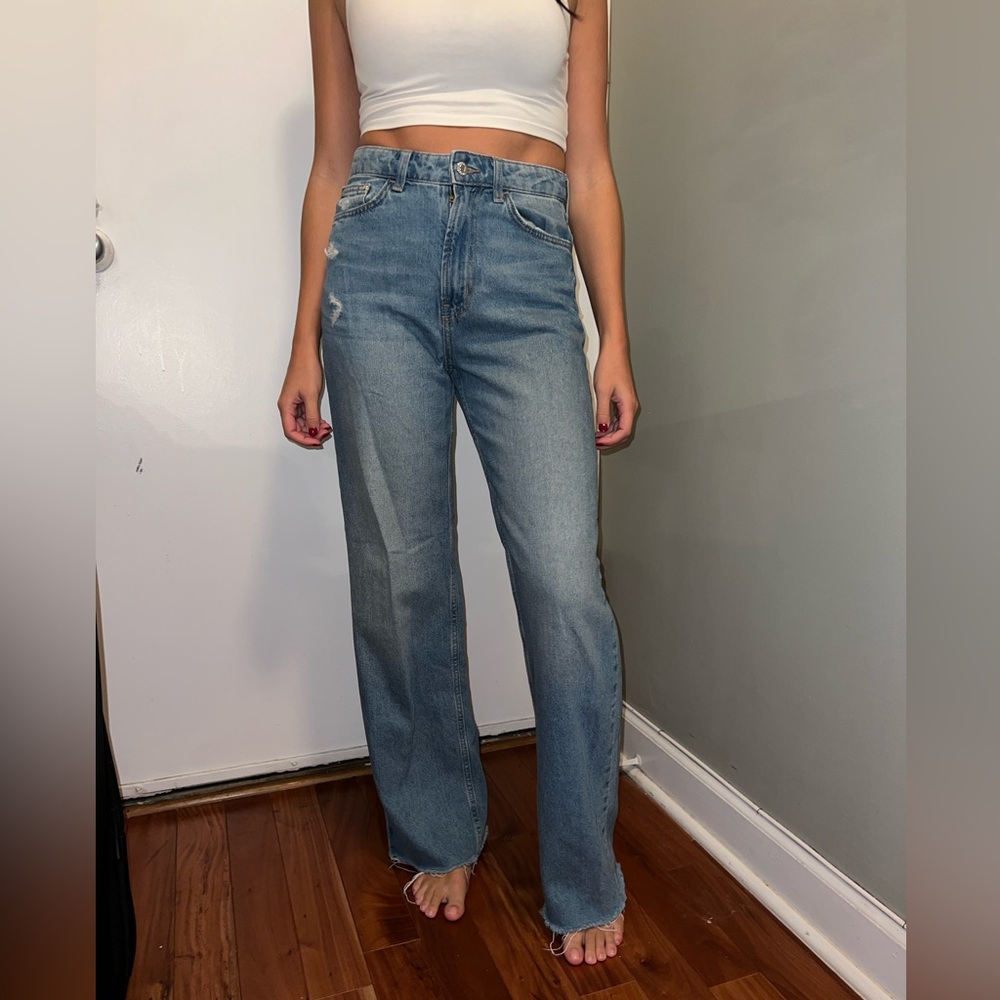 Wide-leg Jeans